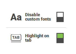 Accessibility plugin screenshot 2